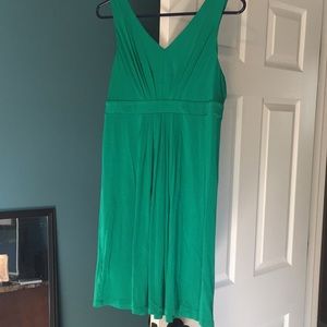 Loft Emerald Green Jersey Dress